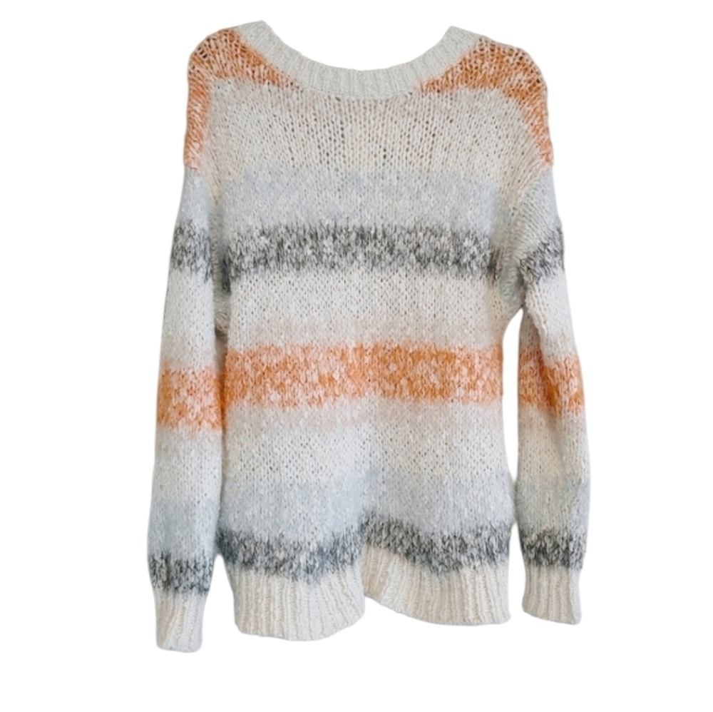 Meadow Rue Anthropologie Kennedy Knit Sweater Striped Sz XS
